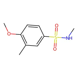 4-methoxy-N,3-dimethylbenzenesulfonamide structure