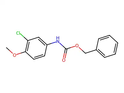 benzyl N-(3-chloro-4-methoxyphenyl)carbamate structure