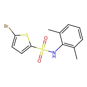 5-bromo-N-(2,6-dimethylphenyl)thiophene-2-sulfonamide structure