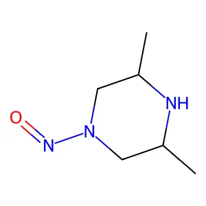 1-Nitroso-3,5-dimethylpiperazine structure