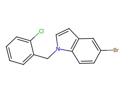 1-(2-Chlorobenzyl)-5-bromo-1h-indole structure