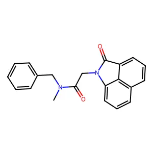 N-benzyl-N-methyl-2-(2-oxobenzo[cd]indol-1(2H)-yl)acetamide structure