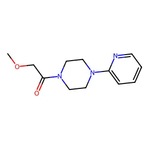 2-Methoxy-1-[4-(pyridin-2-yl)piperazin-1-yl]ethan-1-one structure