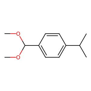 Benzene, 1-(dimethoxymethyl)-4-(1-methylethyl)- structure