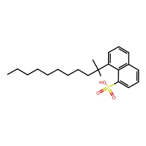 叔十二烷基萘磺酸 structure