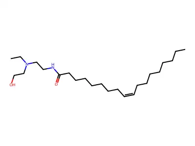 (Z)-N-[2-[Ethyl(2-hydroxyethyl)amino]ethyl]-9-octadecenamide structure