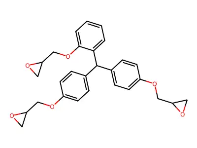 Bis(4-glycidyloxyphenyl)-(2-glycidyloxyphenyl)methane structure