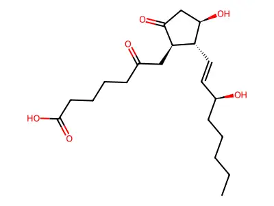 6-keto Prostaglandin E1 structure