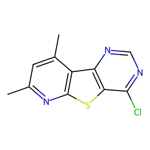 4-Chloro-7,9-dimethylpyrido[3',2':4,5]thieno[3,2-d]pyrimidine structure
