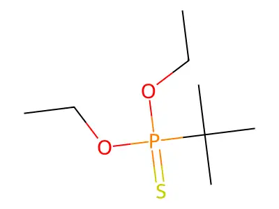 Diethoxy-sulfanylidene-tert-butyl-phosphorane structure