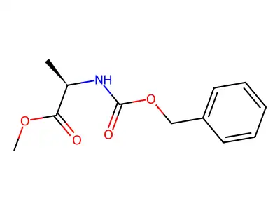 Methyl 2-{[(benzyloxy)carbonyl]amino}propanoate structure