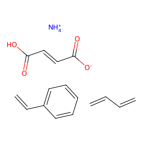 azanium;buta-1,3-diene;(E)-4-hydroxy-4-oxobut-2-enoate;styrene structure