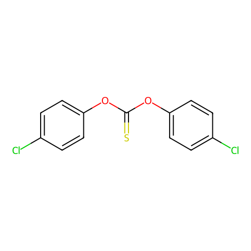 carbonothioic acid, O,O-bis(4-chlorophenyl) ester structure