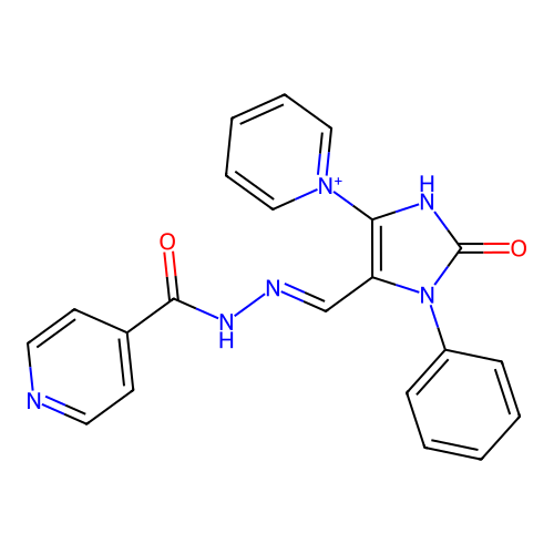 CAS 6781-25-5 - C21H17N6O2+ structure