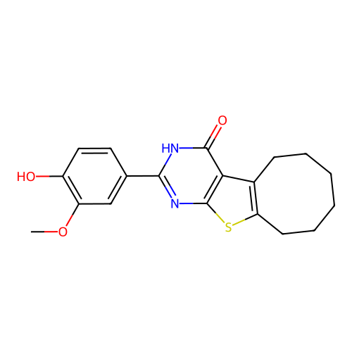 C19H20N2O3S structure