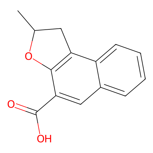 Naphtho[2,1-b]furan-4-carboxylic acid, 1,2-dihydro-2-methyl- structure