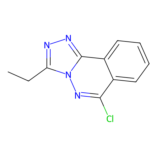 6-Chloro-3-ethyl[1,2,4]triazolo[3,4-a]phthalazine structure
