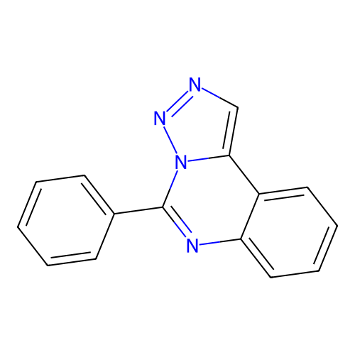 5-Phenyl[1,2,3]triazolo[1,5-c]quinazoline structure