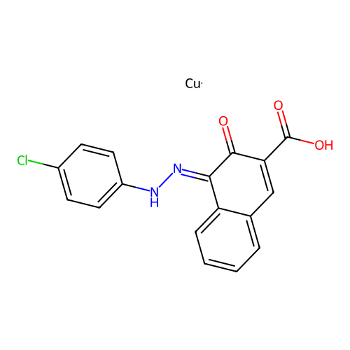 C17H9ClCuN2O3 structure
