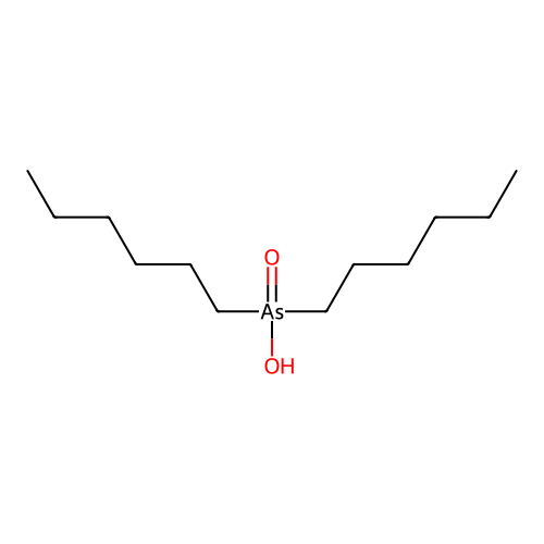二己基胂酸 structure