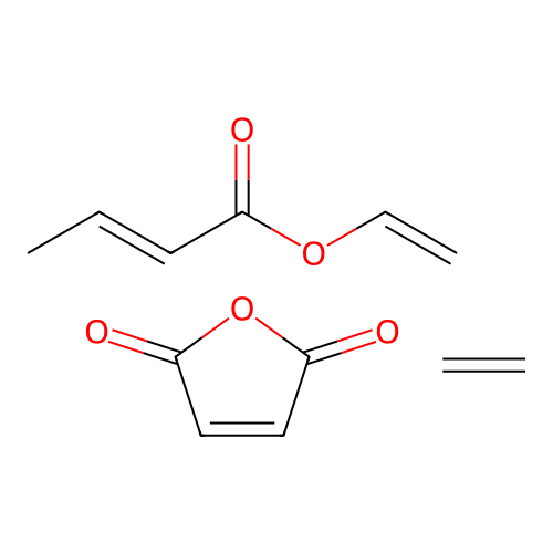 ethene;ethenyl (E)-but-2-enoate;furan-2,5-dione structure