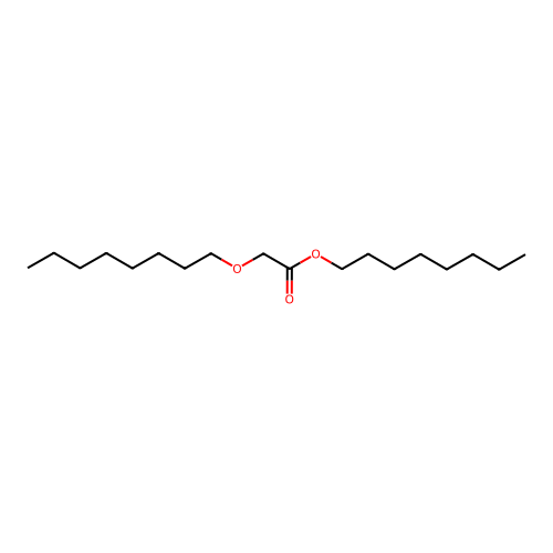 Octyl (octyloxy)acetate structure