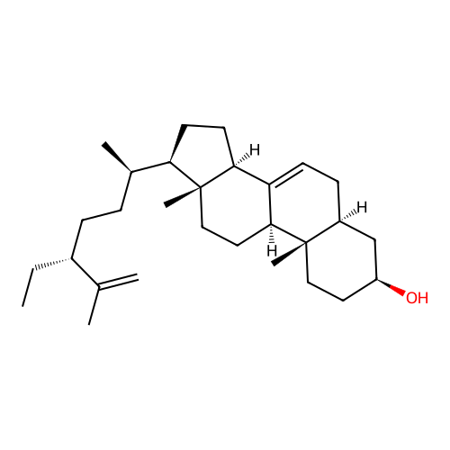 delta7,25-Stigmastadienol structure