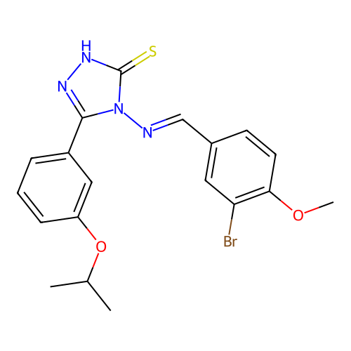 C19H19BrN4O2S structure