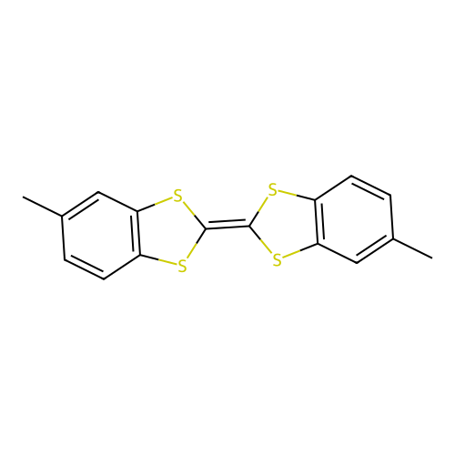 (2E)-5-methyl-2-(5-methyl-1,3-benzodithiol-2-ylidene)-1,3-benzodithiole structure