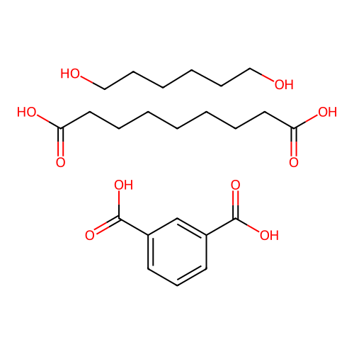 Benzene-1,3-dicarboxylic acid;hexane-1,6-diol;nonanedioic acid structure