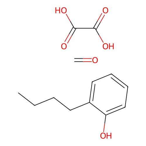 2-Butylphenol;formaldehyde;oxalic acid structure