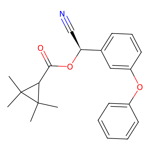(R)-Fenpropathrin structure