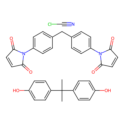 (C21-H14-N2-O4.C15-H16-O2.C-Cl-N)x- structure