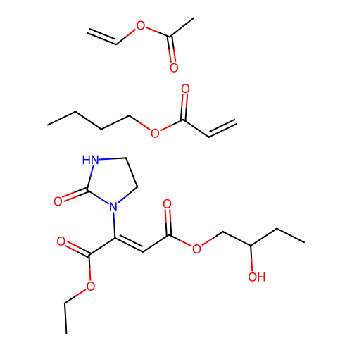 (C13-H20-N2-O6.C7-H12-O2.C4-H6-O2)x- structure