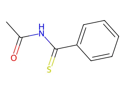 N-(Phenylthioxomethyl)acetamide structure