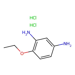 4-乙氧基-1,3-苯二胺二盐酸盐 structure