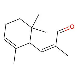 2-Propenal, 2-methyl-3-(2,6,6-trimethyl-2-cyclohexen-1-yl)- structure
