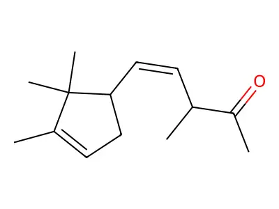 3-Methyl-5-(2,2,3-trimethylcyclopent-3-en-1-yl)pent-4-en-2-one structure