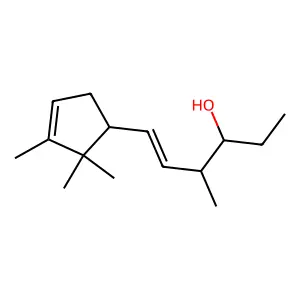 5-Hexen-3-ol, 4-methyl-6-(2,2,3-trimethyl-3-cyclopenten-1-yl)- structure