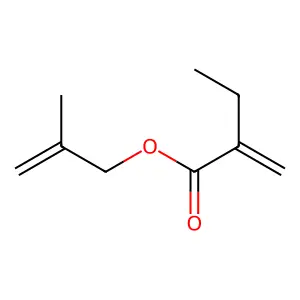 Butanoic acid, 2-methylene-, 2-methyl-2-propen-1-yl ester structure