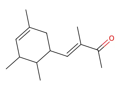 3-Methyl-4-(3,5,6-trimethyl-3-cyclohexenyl)-3-buten-2-one structure