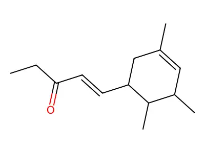 1-(3,5,6-Trimethylcyclohex-3-en-1-yl)pent-1-en-3-one structure