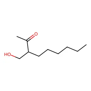 2-Nonanone, 3-(hydroxymethyl)- structure