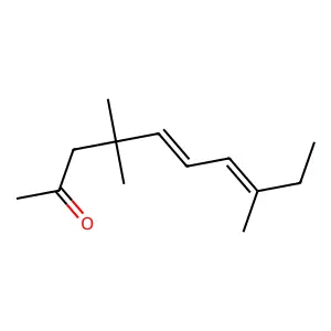 4,4,8-Trimethyl-5,7-decadien-2-one structure