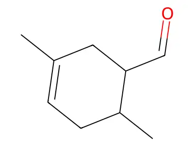 3,6-Dimethyl-3-cyclohexene carboxaldehyde structure