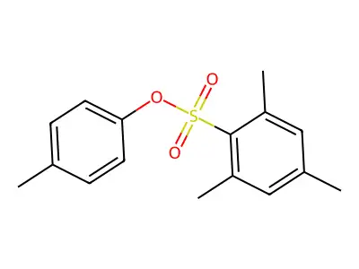(4-Methylphenyl)mesitylene sulfonate structure