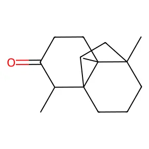 2H-1,4a-Ethanonaphthalen-6(5H)-one, hexahydro-1,5,8a-trimethyl- structure