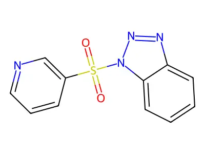 1-(3-Pyridinylsulfonyl)-1H-benzotriazole structure