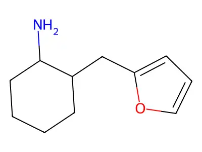 2-(2-Furylmethyl)cyclohexanamine structure