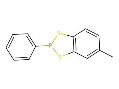 5-Methyl-2-phenyl-2H-1,3,2-benzodithiaphosphole structure